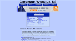 Desktop Screenshot of cheyennewyoming.us