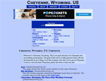 Tablet Screenshot of cheyennewyoming.us